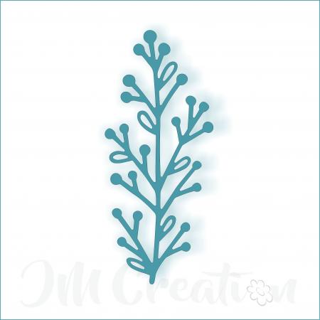 Stanzschablone - Beerenzweig